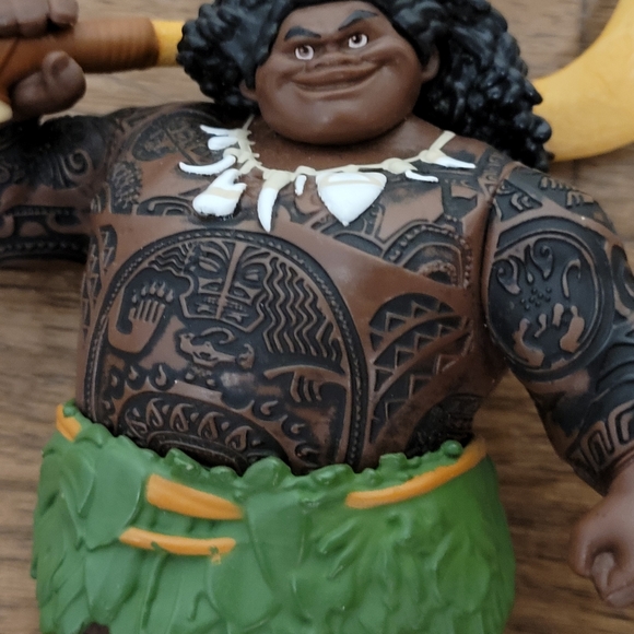 Disney Jakks 5" Maui Mini Toy Figure Moana Figure - Picture 4 of 6